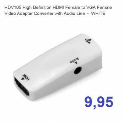 HDMI naar VGA en Audio